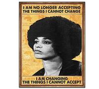 Wall Art Canvas Paintings Wall Decor Angela Davis Vintage Poster Angela Davis Feminism Poster ,50X70Cm No Frame Colorful Wall Artworks Print For Bedroom Living Room Office Kitchen Decoration Bathroo