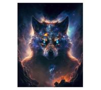 Wall Art Canvas Prints Abstract Cosmic Creatures Elder Dragons Sight Lion Tiger Panther Poster Print Canvas Painting Wall Art Living Room Home Decor(S,30x40cm)