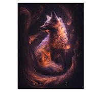 Wall Art Canvas Prints Abstract Cosmic Creatures Elder Dragons Sight Lion Tiger Panther Poster Print Canvas Painting Wall Art Living Room Home Decor(H,50x70cm)