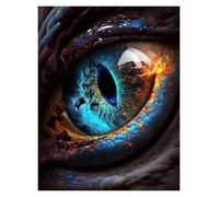 Wall Art Canvas Prints Abstract Cosmic Creatures Elder Dragons Sight Lion Tiger Panther Poster Print Canvas Painting Wall Art Living Room Home Decor(V,40x60cm)