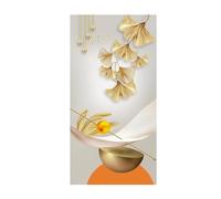 Wall Art Canvas Prints Abstract Golden Deer Sun Tree Painting No Frame Big Size Poster, Canvas Print Wall Art Picture Modern Living Room Decor(H1,60x120CM)