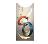 Wall Art Canvas Prints Abstract Golden Deer Sun Tree Painting No Frame Big Size Poster, Canvas Print Wall Art Picture Modern Living Room Decor(E1,30x60CM)