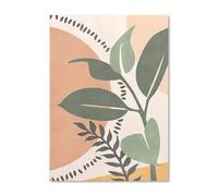 Wall Art Canvas Prints Boho Abstract Leaf Monstera Rainbow Sun Posters Minimalist Print Canvas Painting Wall Art For Living Room Modern Home Decor(C,50x70cm)