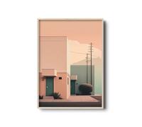 Wall Art Canvas Prints Canvas Painting Minimalist Architecture Neutral Colors Poster Modern Building Abstract Wall Art For Home Decoration Decor(C,40x60cm)