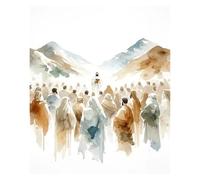 Wall Art Canvas Prints Christian Bible Verse Shepherd Faith Sketch Jesus Posters Prints Canvas Painting Living Room Bedroom Home Wall Art Decor(O,50x70cm)