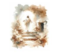 Wall Art Canvas Prints Christian Bible Verse Shepherd Faith Sketch Jesus Posters Prints Canvas Painting Living Room Bedroom Home Wall Art Decor(L,50x70cm)