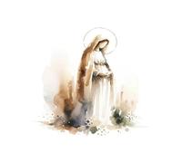 Wall Art Canvas Prints Christian Bible Verse Shepherd Faith Sketch Jesus Posters Prints Canvas Painting Living Room Bedroom Home Wall Art Decor(T,50x70cm)