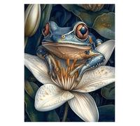 Wall Art Canvas Prints Cute Baby Animals In Leaves Posters Prints Vibrant Baby Owl Hedgehog Frog Nature Canvas Painting Wall Picture Home Bedroom Decor(H,20x30cm)