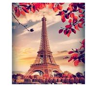 Wall Art Canvas Prints Eiffel Tower Paris Travel Landscape Canvas Wall Art French Poster Prints For Living Room Home Decor Stunning Wall Pictures(N,40x60cm)