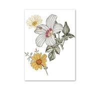 Wall Art Canvas Prints Flowers Bear Squirrel Hedgehog Elephant Shapes Nordic Posters And Prints Wall Art Canvas Painting Wall Pictures Kids Room Decor(F,30x40cm)
