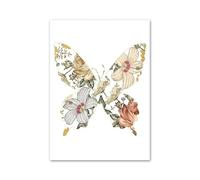 Wall Art Canvas Prints Flowers Bear Squirrel Hedgehog Elephant Shapes Nordic Posters And Prints Wall Art Canvas Painting Wall Pictures Kids Room Decor(E,40X50cm)