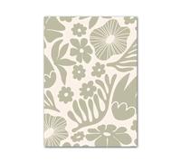 Wall Art Canvas Prints Flowers Coral Butterfly Shapes Abstract Print Posters Modern Wall Art Canvas Painting For Living Room Home Decor(D,40x50cm)