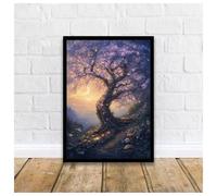 Wall Art Canvas Prints Forest Animal Mushroom Fantasy Art Elf Fairy Tale Vintage Poster No Frame Canvas Paintings Wall Art Pictures Home Decor(V,20x30cm)