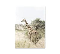 Wall Art Canvas Prints Green African Savannah Wild Animal Modern Wall Art Print Canvas Painting Posters For Living Room Home Decor(C,50x70cm)