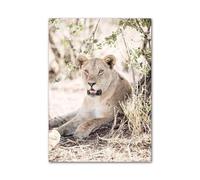 Wall Art Canvas Prints Green African Savannah Wild Animal Modern Wall Art Print Canvas Painting Posters For Living Room Home Decor(B,30x40cm)