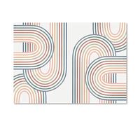 Wall Art Colored Pattern Decor Waterproof Wood Framed Canvas Wall Art For Living Room, Bedroom, Home Decoration 40X50Cm