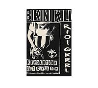 Wall Art Decor Bikini Kill Canvas Poster Bedroom Office Room Decor Gift Decor Print Picture Paintings for Living Room Bedroom Decoration 12x18inchs(30x45cm)