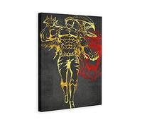 Wall Art Decor Escanor Seven Deadly Sins Canvas Poster Bedroom Office Room Decor Gift Decor Print Picture Paintings for Living Room Bedroom Decoration 20x30inchs(50x75cm)