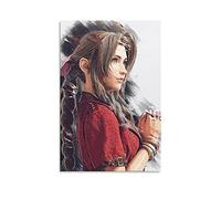 Wall Art Decor Final Fantasy 7 Art Canvas Poster Bedroom Office Room Decor Gift Decor Print Picture Paintings for Living Room Bedroom Decoration 8x12inchs(20x30cm)