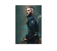 Wall Art Decor Ragnar Lothbrok VikingS Canvas Poster Bedroom Office Room Decor Gift Decor Print Picture Paintings for Living Room Bedroom Decoration 20x30inchs(50x75cm)