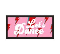 Wall Art Framed Print - Let's Dance Bowie-Inspired Retro Design