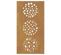 Wall Art Metal Silhouette Garden Rusty Large Panels Hanging Ornament Decoration