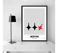 Wall Art, Modern Retro Inception Dream Movie Poster Prints Sci-Fi Film Classic Design Inception Minimal Poster Canvas Painting Decor Posters Vintage Art Posters For Classroom - 50X70Cm