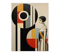 Wee Blue Coo Bauhaus Beauty Stylish Abstract Modern Extra Large XL Wall Art Poster Print