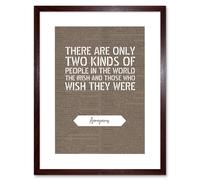 Wall Art Print Dictionary Page Quote St Patricks Day Irish People Artwork Framed 9X7 Inch Artery8 Brown W7 inch x H9 inch