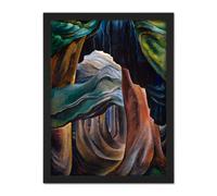Wall Art Print Emily Carr Forest British Columbia Painting Large Framed Wall Décor Art Artery8 Black W18 inch x H24 inch