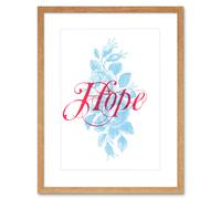 Wall Art Print Hope Rose Bush Artwork Framed 9X7 Inch Artery8 Beige W7 inch x H9 inch