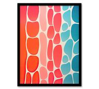 Wall Art Print Water Surface Movement on Sand Minimalist Abstract Framed Artery8 Multi W12 inch x H16 inch
