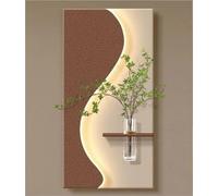 Wall Art Sculptures with LED Lights, Modern Decorative Hanging Painting, Mounted Lamp for Living Room, Entrance, Hallway