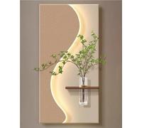 Wall Art Sculptures with LED Lights, Modern Decorative Hanging Painting, Mounted Lamp for Living Room, Entrance, Hallway
