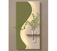 Wall Art Sculptures with LED Lights, Modern Decorative Hanging Painting, Mounted Lamp for Living Room, Entrance, Hallway