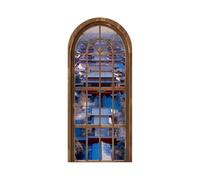 Wall Art Stickers for Bedroom Architectural Plants Bedroom Wall Decor,Self Adhesive Tile Stickers,House Decor Accessories for Nursery,Home,Office