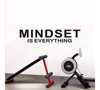Wall Art Stickers, Teamwork Wall Decal, (Easy to Apply), Vinyl Wall Decor Art Inspirational Quotes Motivational Gym Office School Yoga Sports Posters Home Sayings Signs, Mindset is Everything 25"X7"