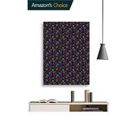 Wall Art, Striped Triangle Paintings for Home Decor, Ready to Hang Wall Decor, 16"W x 24"H (No Frame)