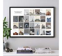 Wall Art,Wall Decor,The Architect'S Alphabet Print Great,Posters And Prints,For Architects Canvas Painting On The Wall Nordic Picture,For Living Room Office Decor-30X40Cm