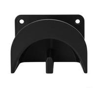 Wall Based Cable Holder with Curved Groove and Hanging Hooks for Kitchen Bathroom and Office Organization