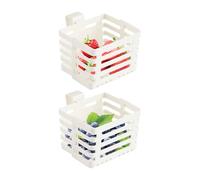 Wall Basket,2 Pieces Retractable Organizer | Portable Wall Cable Organizer for Shower Refrigerator Railing