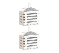 Wall Basket, Space-saving, 10.50x9x8cm, Hanging Basket, Kitchen Storage Organizer, Versatile Placement, For Shower Railing Refrigerator Door Kitchen Closet