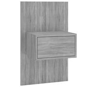 Wall Bedside Cabinet Floating Nightstand Bedside Unit Hanging Cabinet vidaXL