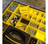 Wall/Bench Mount Tool Bits Box 4 Tray Management Case Drawer DIY 40k Storage