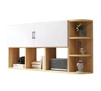 Wall Bookshelf Cabinets On The Living Room Decorative Creative Wall Cabinets Wall-mounted Bookcases Study Multi-layer Storage Cabinets Storage Racks With Doors