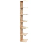 Wall Bookshelf ESTON 190 cm Light Brown