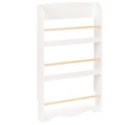 Beliani Wall Bookshelf LILOET 100 cm White, White