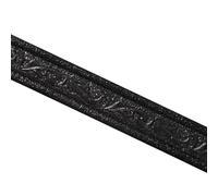 Wall Border Foam Baseboard Skirting, Self Adhesive Dado Rail Corner Trim Baseboard Skirting Multicolor Multiple Sizes(A2-Black)