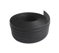 Wall Border Foam Baseboard Skirting, Self-Adhesive Dado Rail Skirting Trim Multicolor 5 Meters(Black)