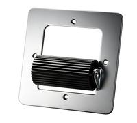 Wall Box Cable Pulling Helper with Steel Roller Guide, 86 Type Wire Threading Plate 8 X 8 Cm for Household Electrical Installation Work